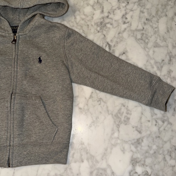 Polo by Ralph Lauren Kids Gray Hoodie 3T - Picture 5 of 11